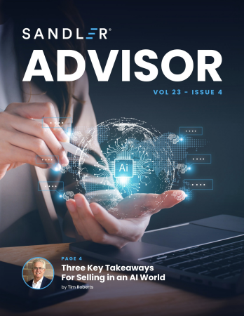 Volume 23 Issue 3 Sandler Advisor Cover Image